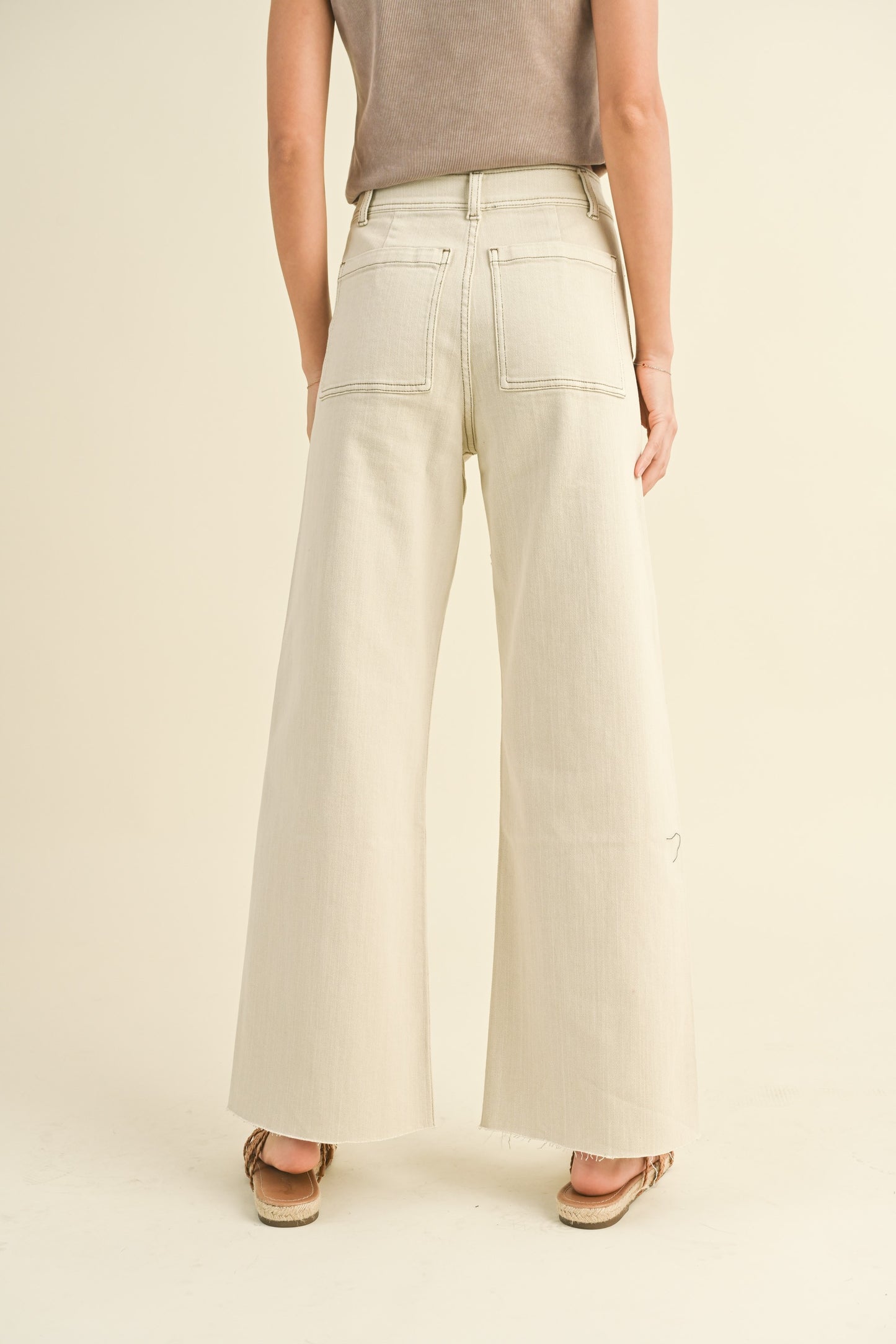 STRAIGHT WIDE LEG PANT