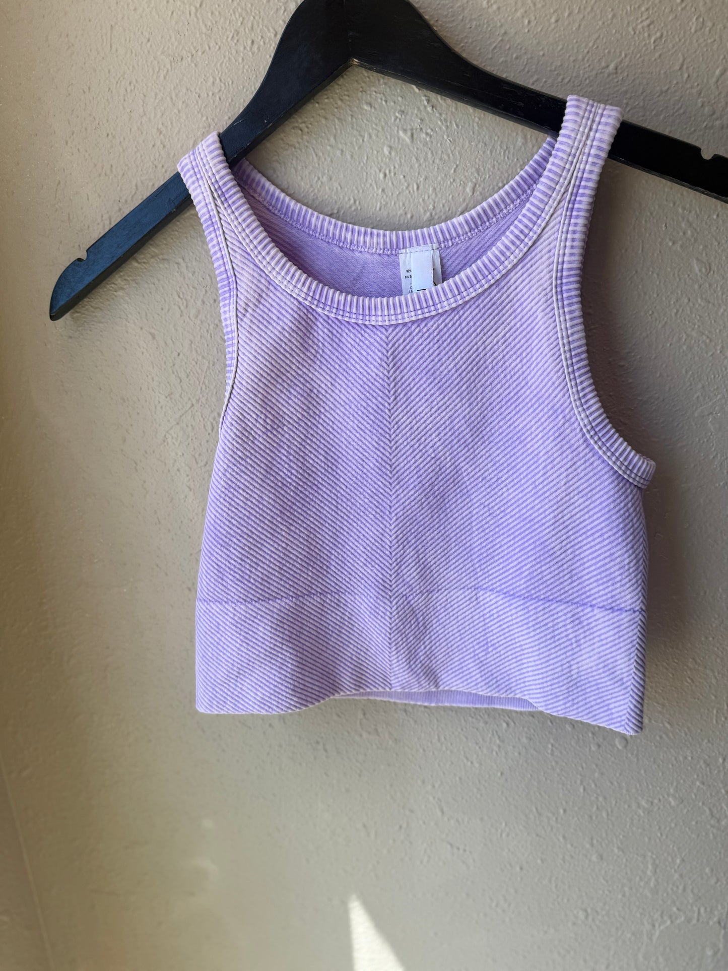 NIKKI TEXTURED CROP TANKS