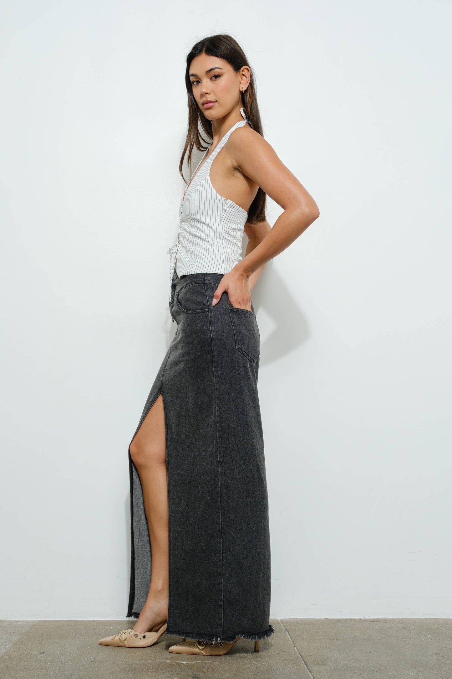 TAYLOR DENIUM SKIRT