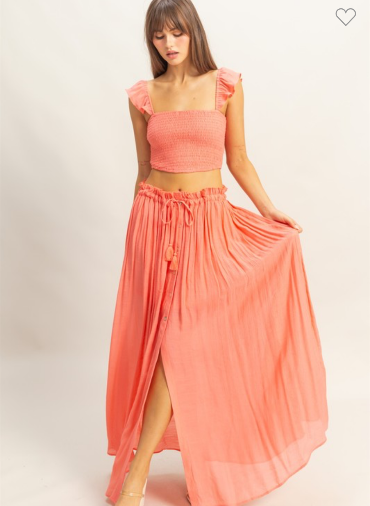 Hyfve ruffle tank & skirt set
