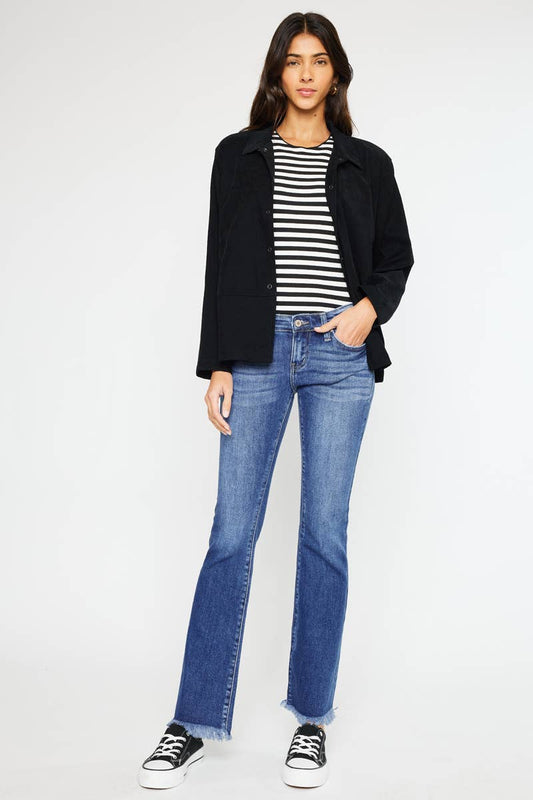 LOW RISE BABY BOOTCUT DENIM