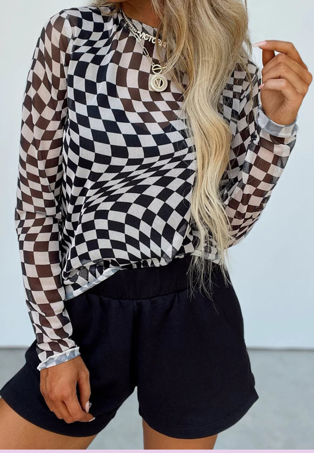 SHEER LONG SLEEVE SHIRTS