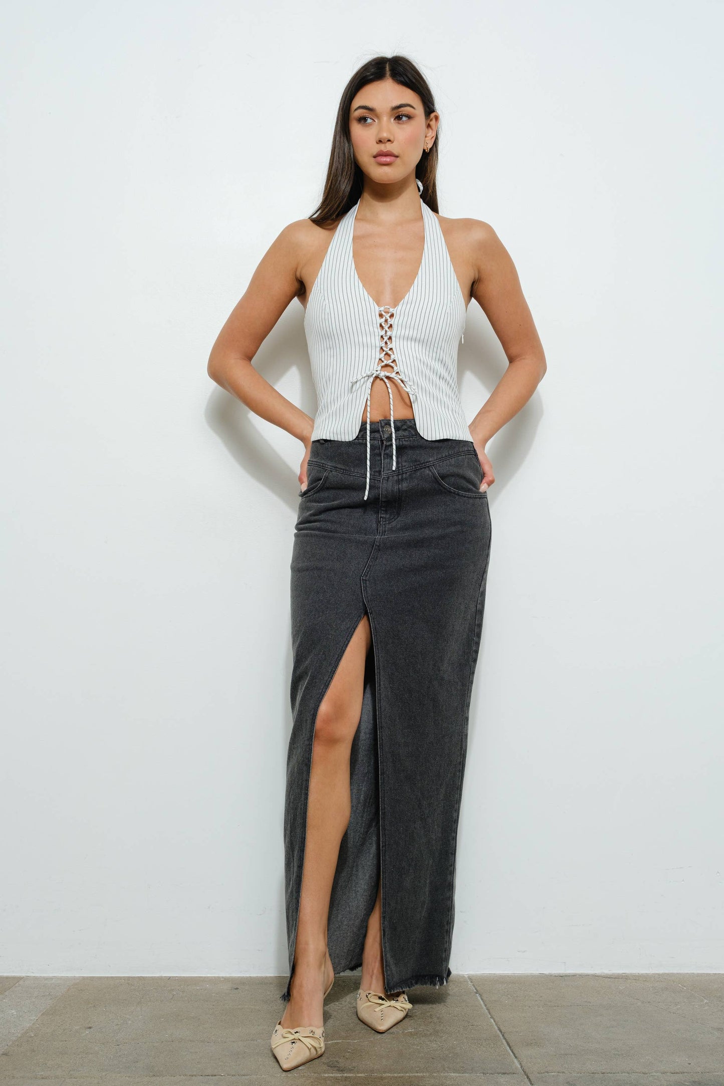 TAYLOR DENIUM SKIRT