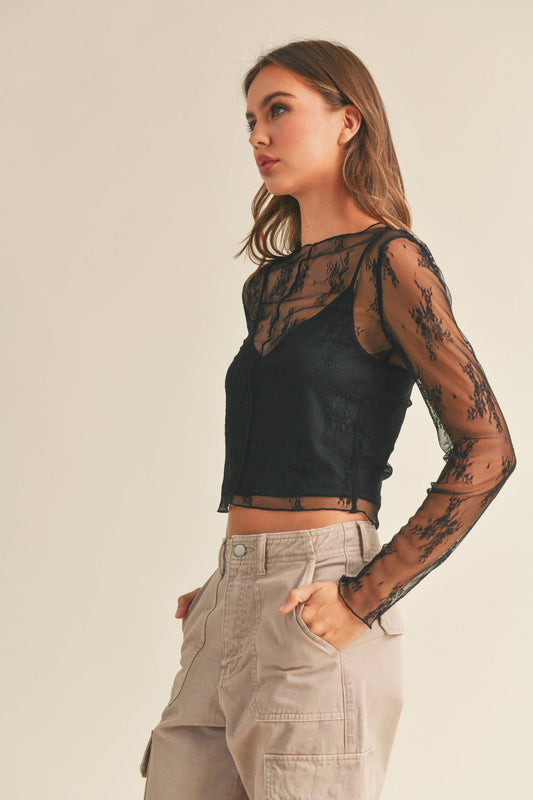 TAYLOR LACE SHIRT