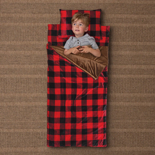 Red Lumberjack Slumber Bag