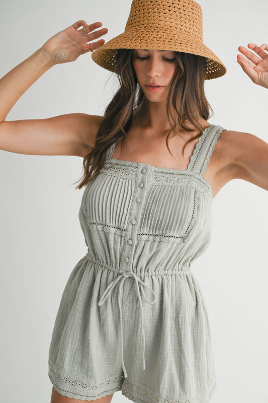 BUTTON ME UP ROMPER