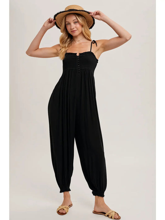 BUTTON ME UP JUMPSUIT