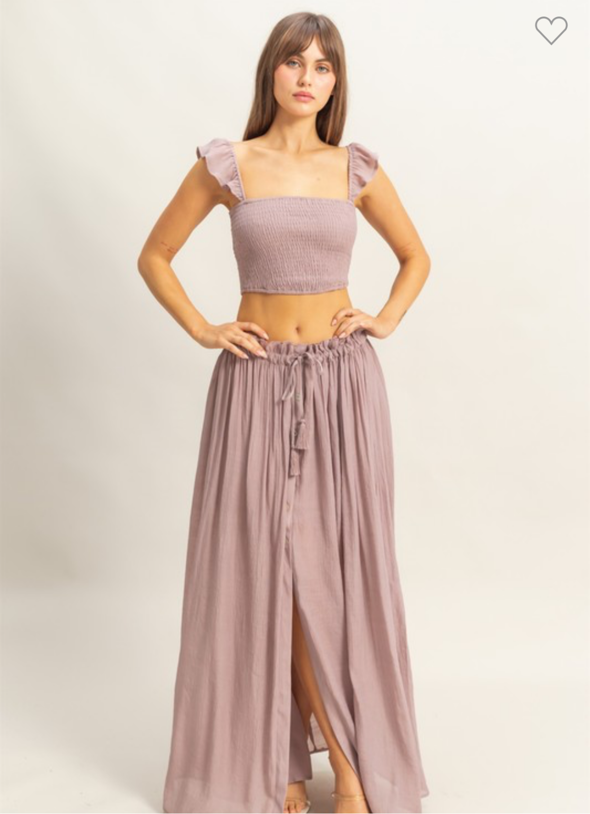 Hyfve ruffle tank & skirt set