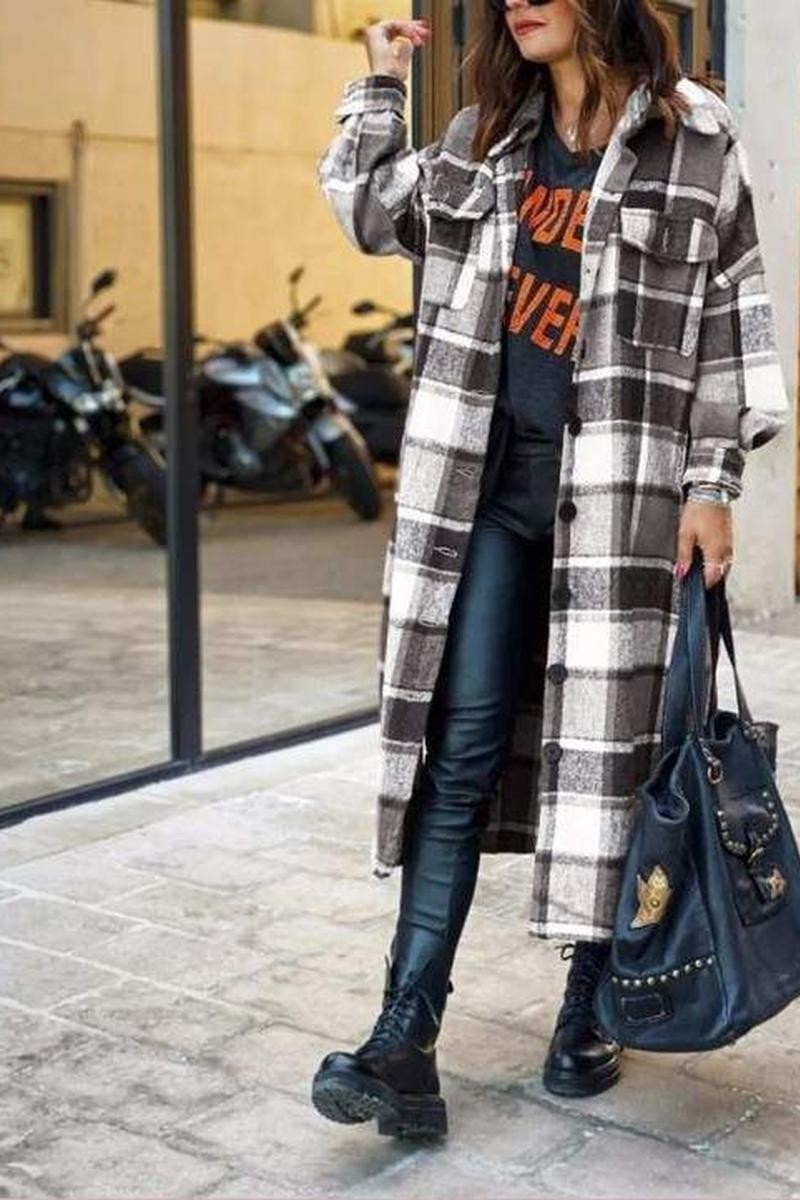 LONG COAT FLANNEL