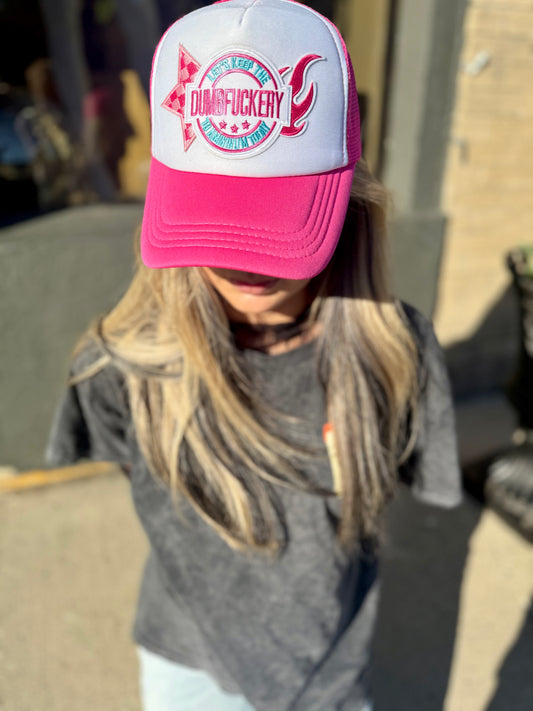DUMBFUCKERY TRUCKER HAT