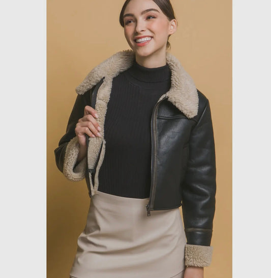 HOMETOWN LEATHER JACKET