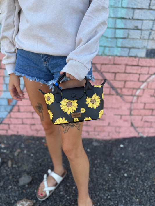SUNFLOWER WRANGLER PURSE