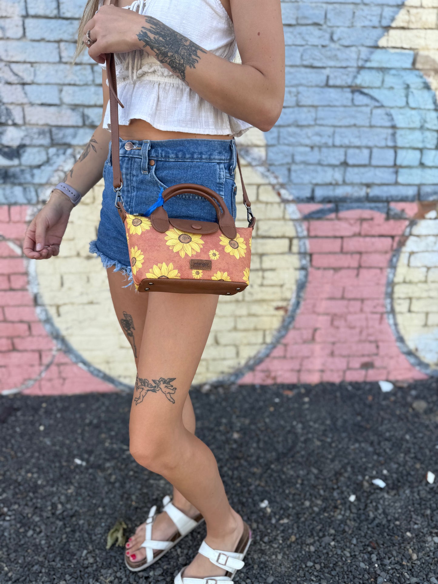 SUNFLOWER WRANGLER PURSE