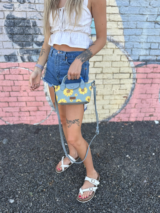 SUNFLOWER WRANGLER PURSE