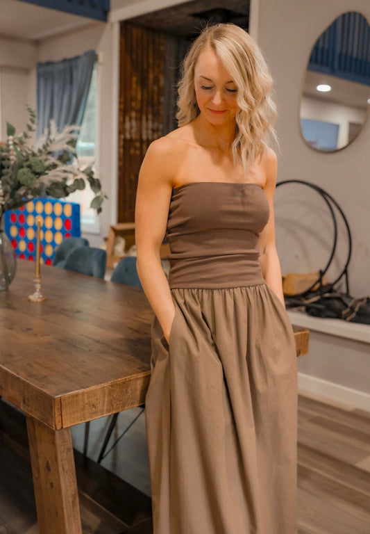 CHOCOLATE TUBE DRESS