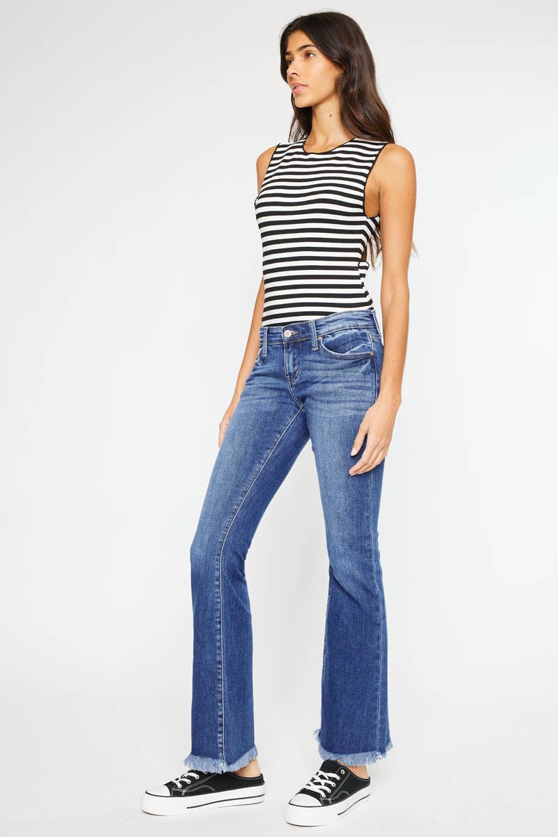 LOW RISE BABY BOOTCUT DENIM