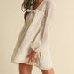 MISSED CALL EMBROIDERED DRESS