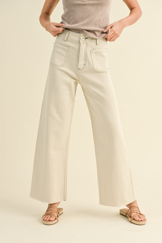 STRAIGHT WIDE LEG PANT