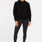 QUILTED FLEECE PULLOVER