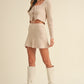 KAIYA KNIT MINI SKIRT
