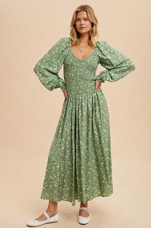 SAGE MAXI DRESS