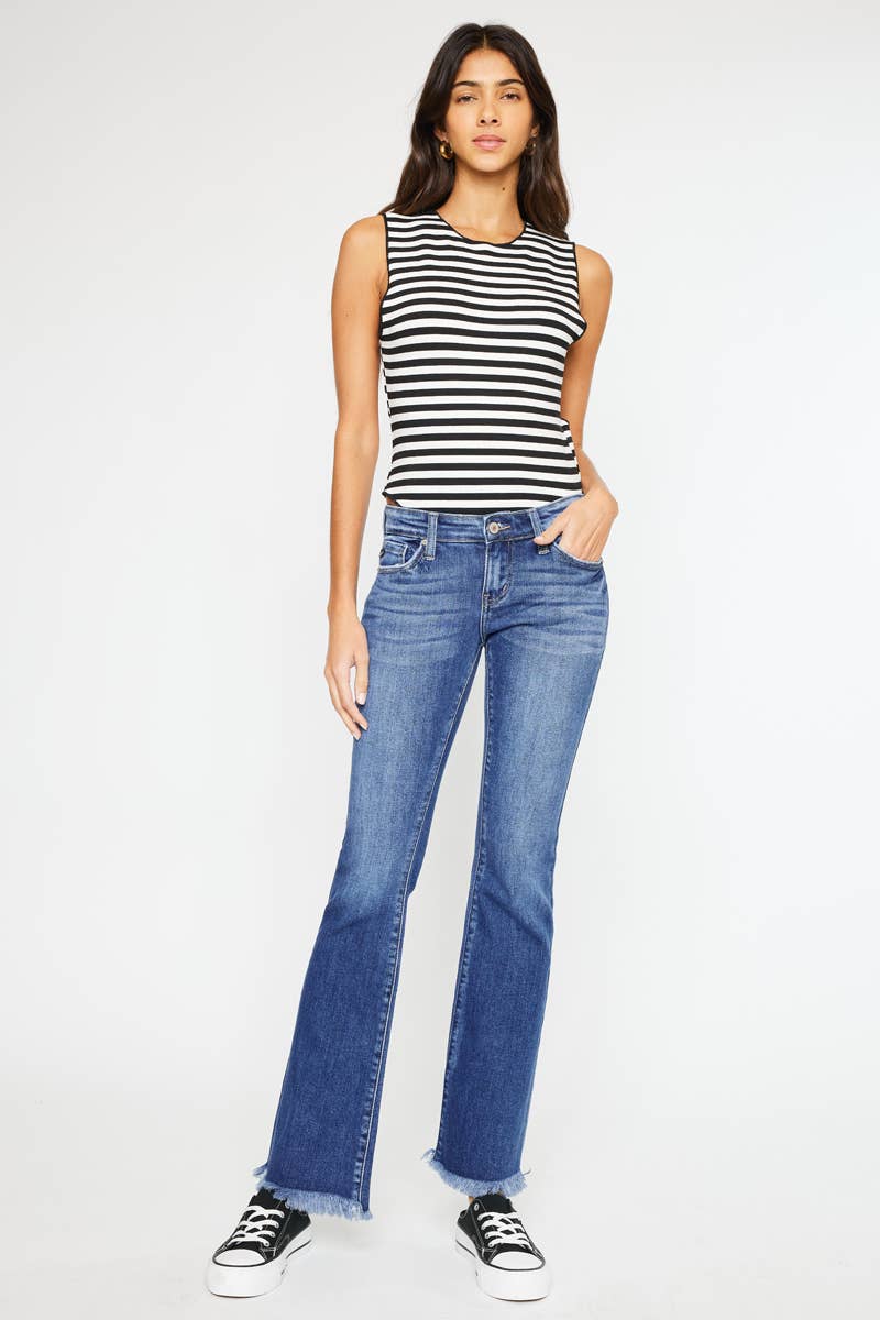 LOW RISE BABY BOOTCUT DENIM