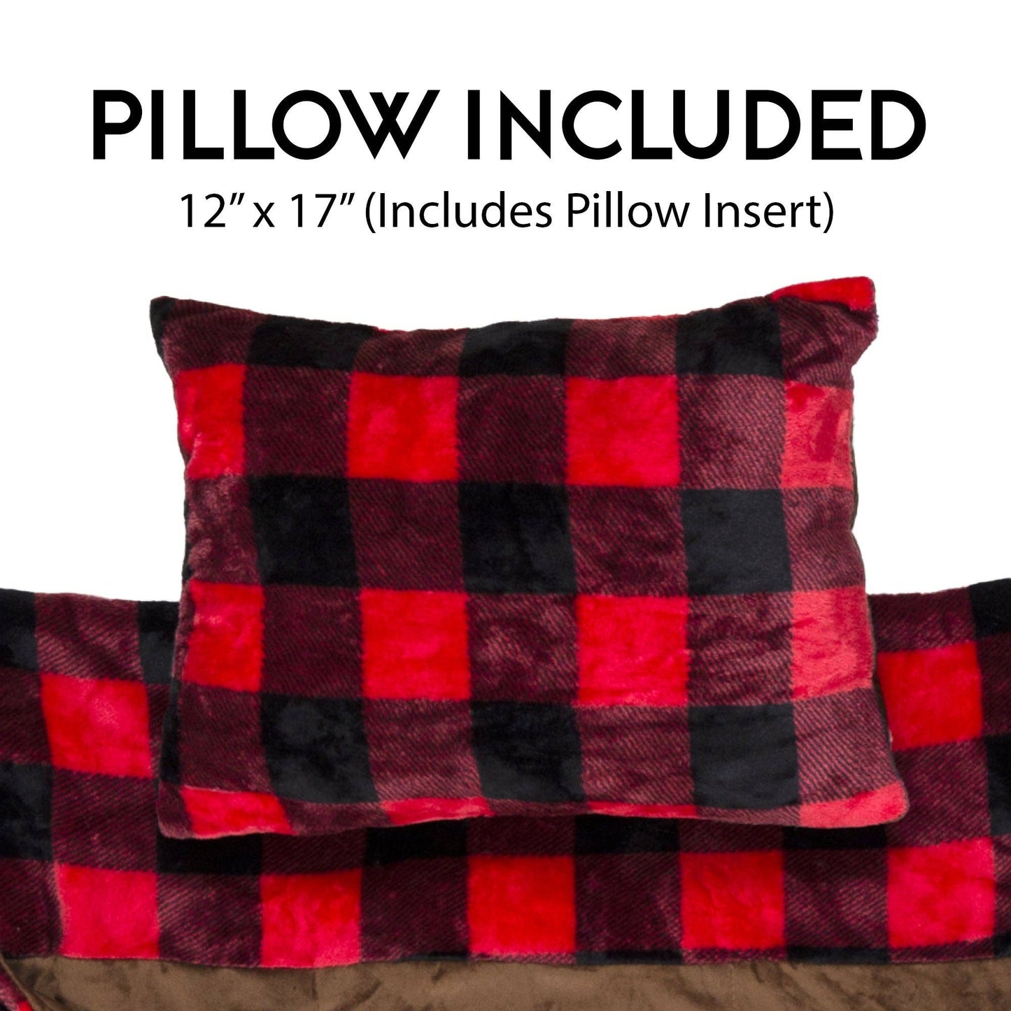 Red Lumberjack Slumber Bag