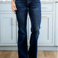 RISEN LOW RISE FLARE JEANS