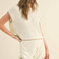 INDIFFERENT DETAILED KNIT TOP