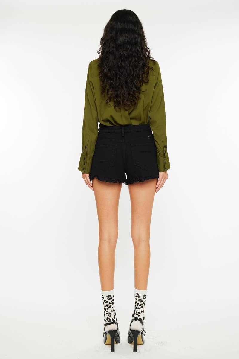 MIDNIGHT DENIM SHORTS