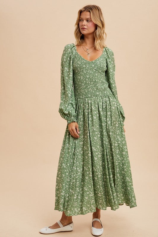 SAGE MAXI DRESS