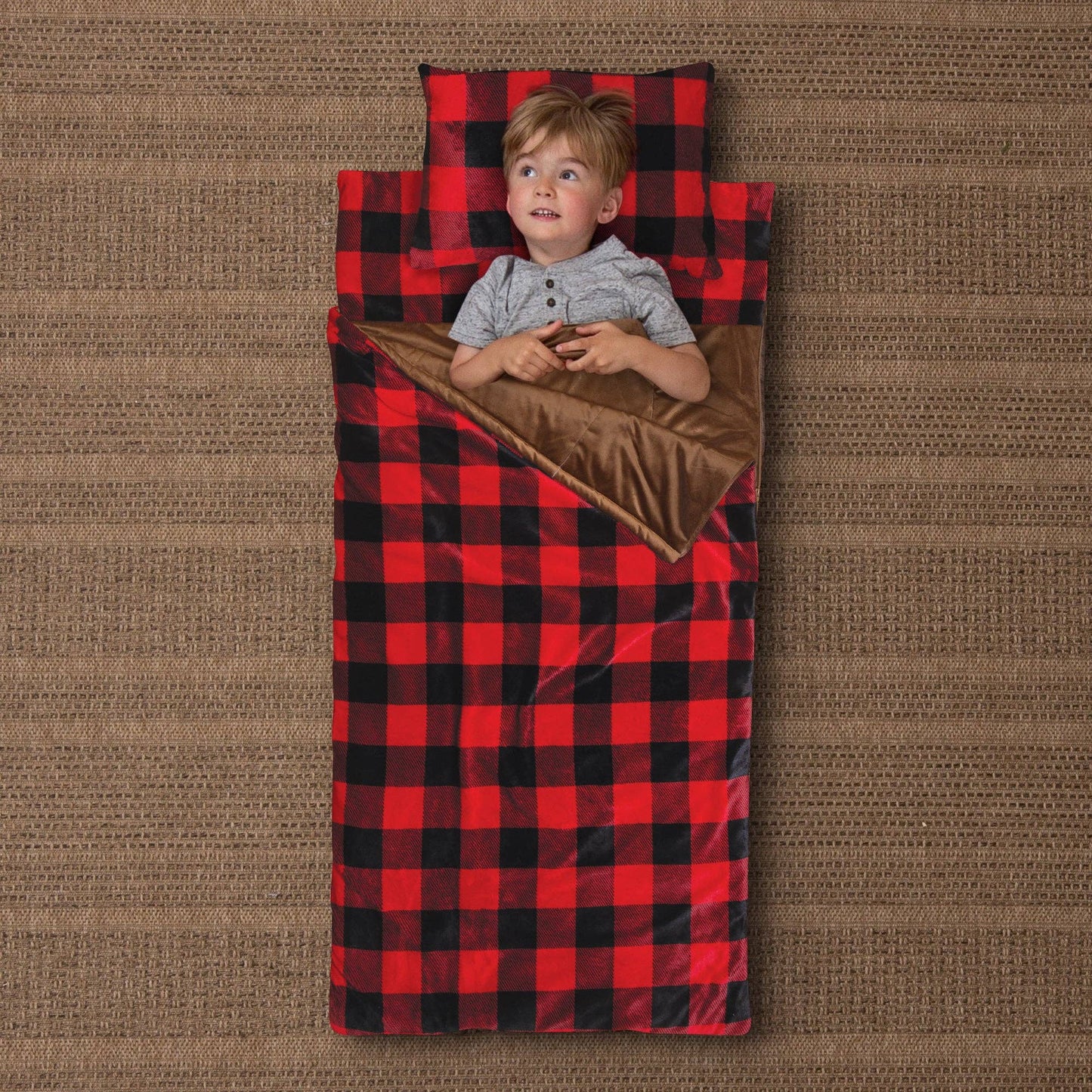 Red Lumberjack Slumber Bag