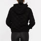 QUILTED FLEECE PULLOVER