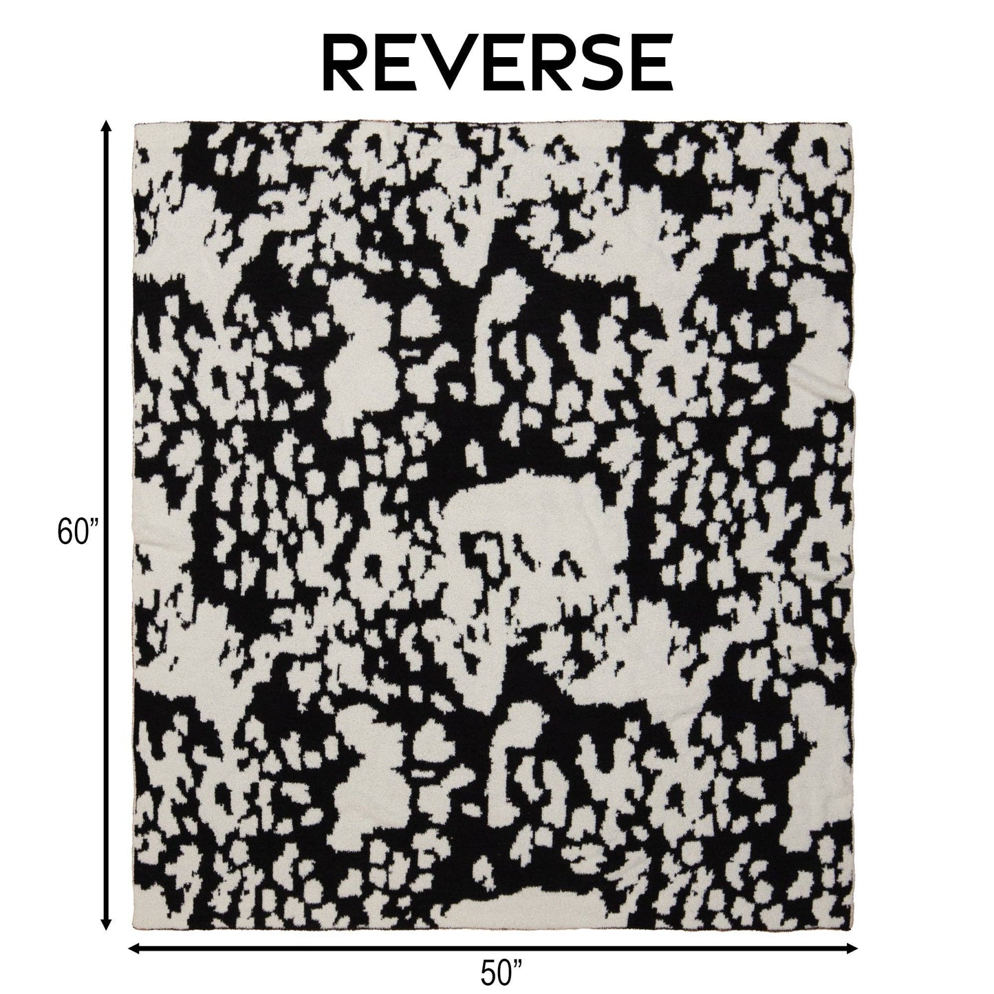 WRANGLER STRETCHY COW THROW