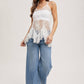 SHEER LACE TANK