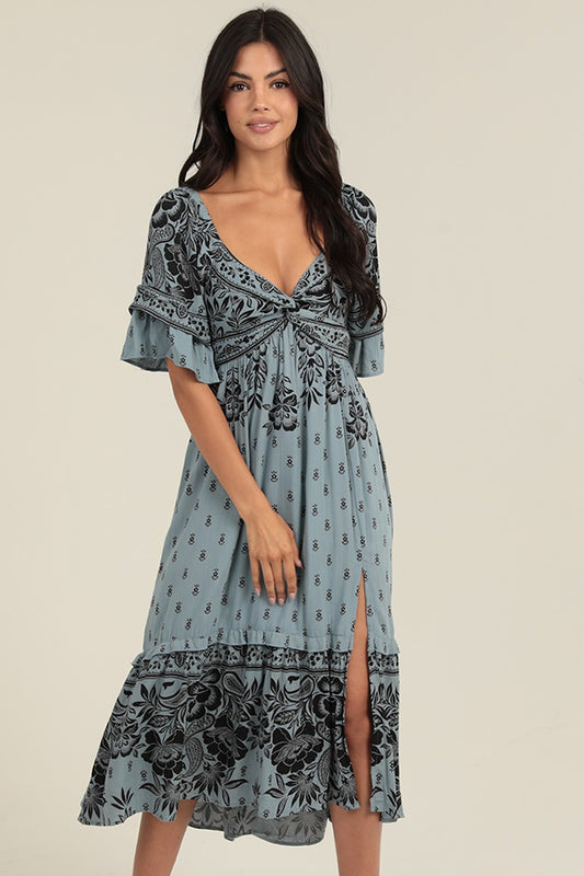 BELL SLEEVE DRESS