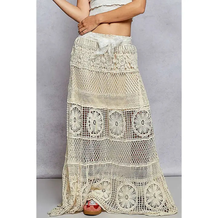 CROCHET LONG SKIRT