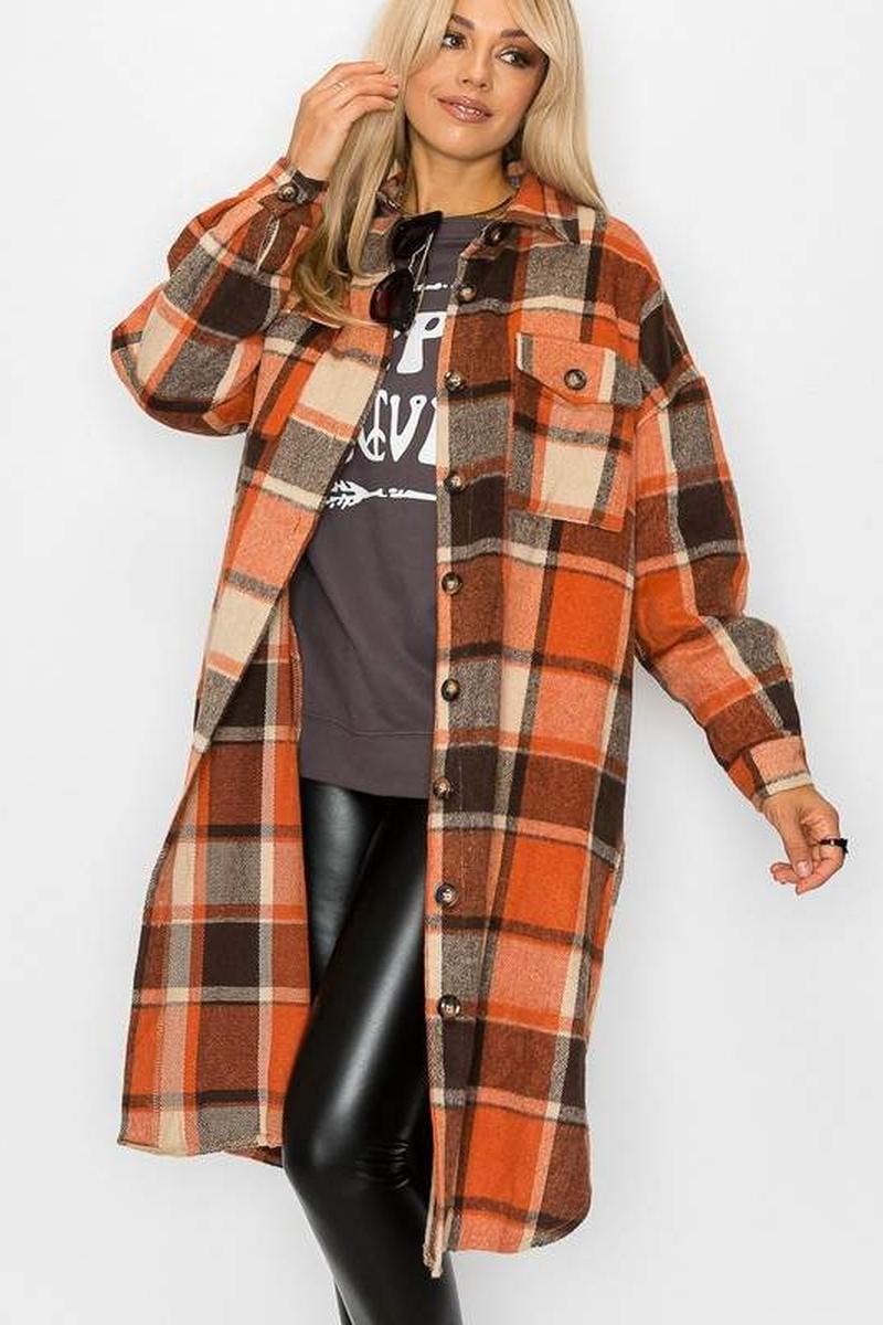 LONG COAT FLANNEL