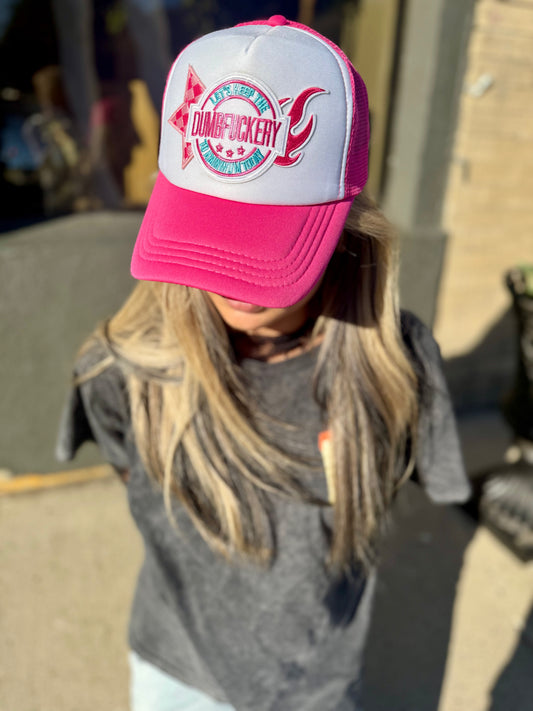 DUMBFUCKERY TRUCKER HAT