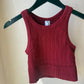 NIKKI TEXTURED CROP TANKS