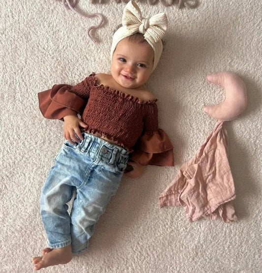 BAILEYS SMOCKED BABY TOP