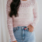 PINK LACE SHIRT