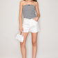 Popular 21 checkered tube top