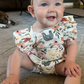 FLORAL CHICKEN ROMPER