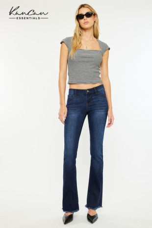 LOW RISE BOOTCUT JEANS