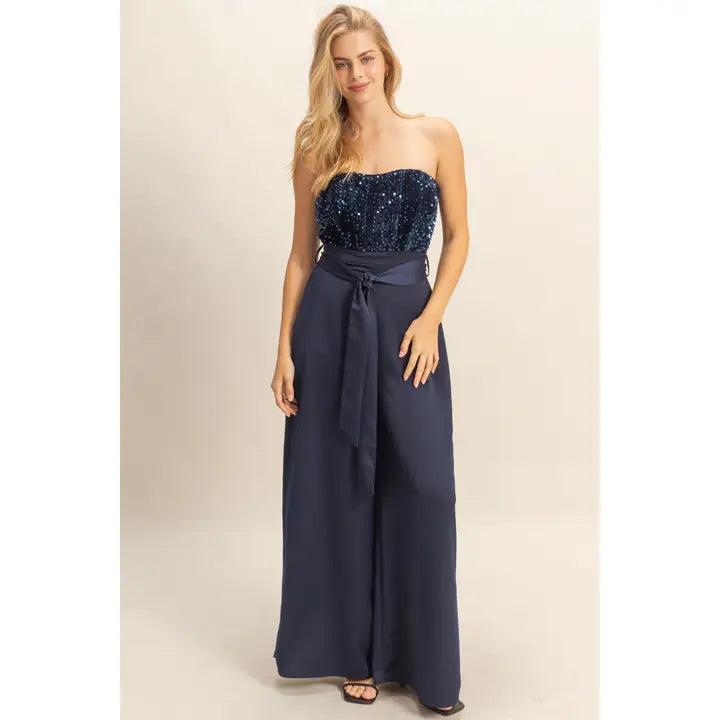 SEQUIN JUMPSUIT