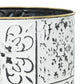 WHITE FLORAL PLANTER (SET OF 2)