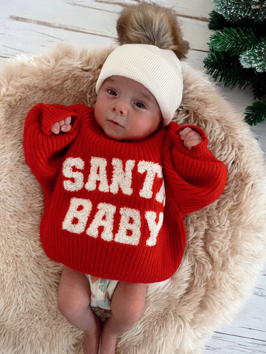 SANTA BABY SWEATER