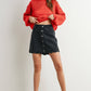 DENIM BUTTON SKIRT