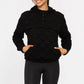 QUILTED FLEECE PULLOVER